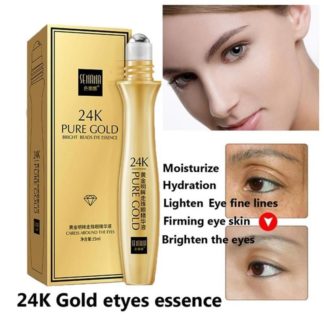 24K Gold Bright Eye Serum Roll-on